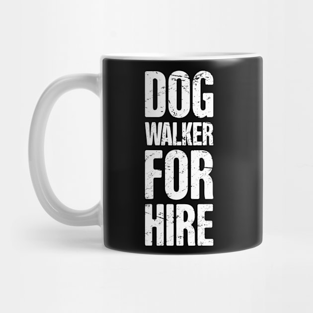 Funny Dog Walking Gift For Dog Walker by MeatMan